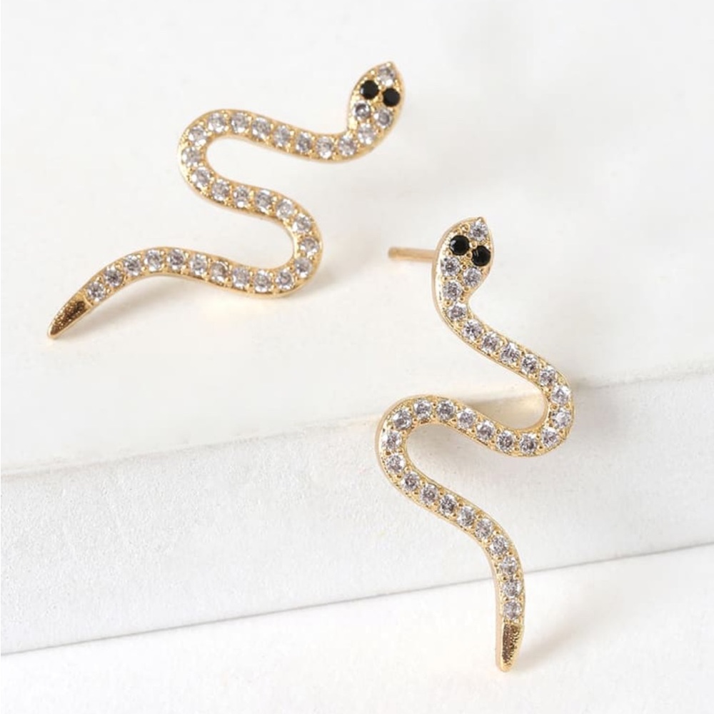 New! 🌟VICI Marrin Costello Serpent Stud Earrings
